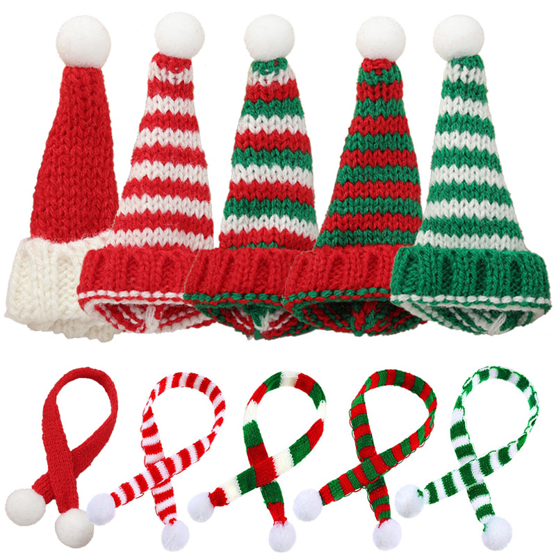 Santa Hat Plush - Mooie pop sjaal hoed mini kerstmuts