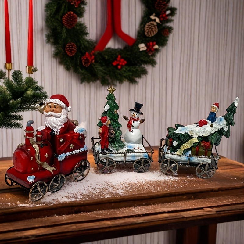 3 stks Hars Kerst Trein Set Ke - Nutcracker Figurine recensie en prijs