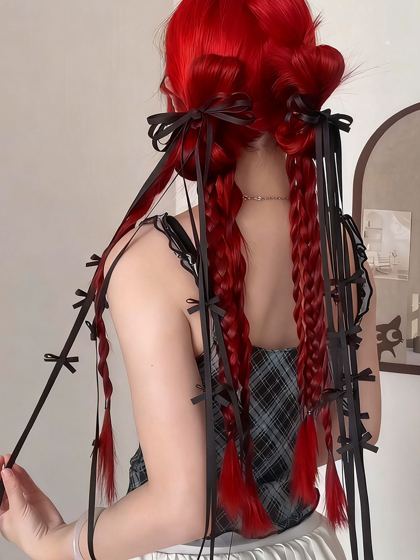 Harajuku Leuke Lange Strik Haa - Ribbon Bow Gift recensie en prijs