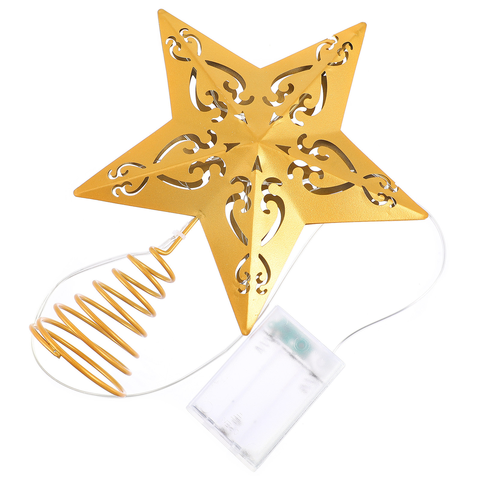 1 stuk glittergecoate ijzeren  - Star Tree Topper recensie en prijs