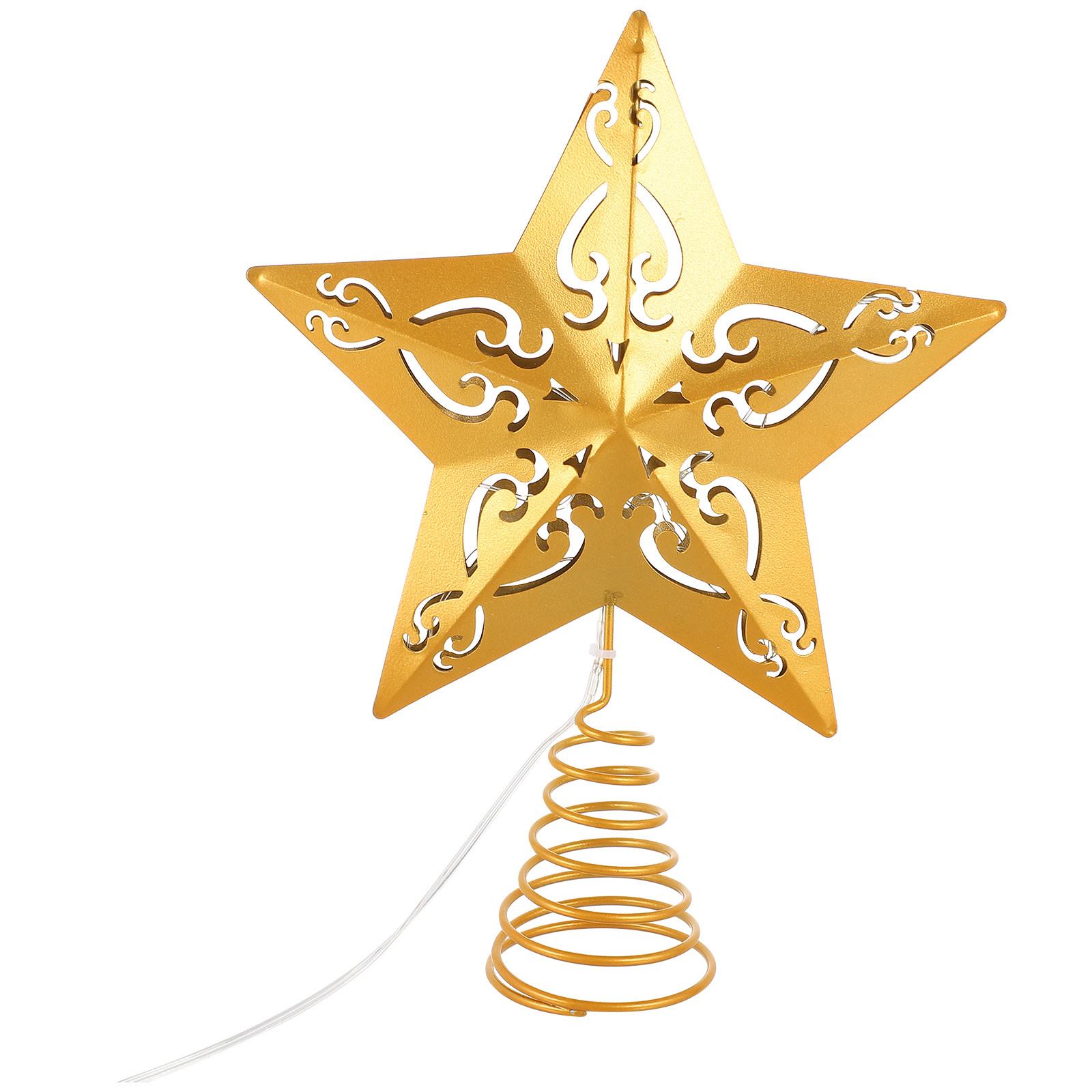 1 stuk glittergecoate ijzeren  - Star Tree Topper recensie en prijs