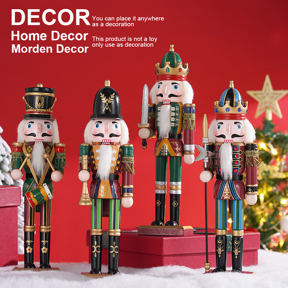 30Cm Houten Notenkraker Kerstv - Nutcracker Figurine recensie en prijs
