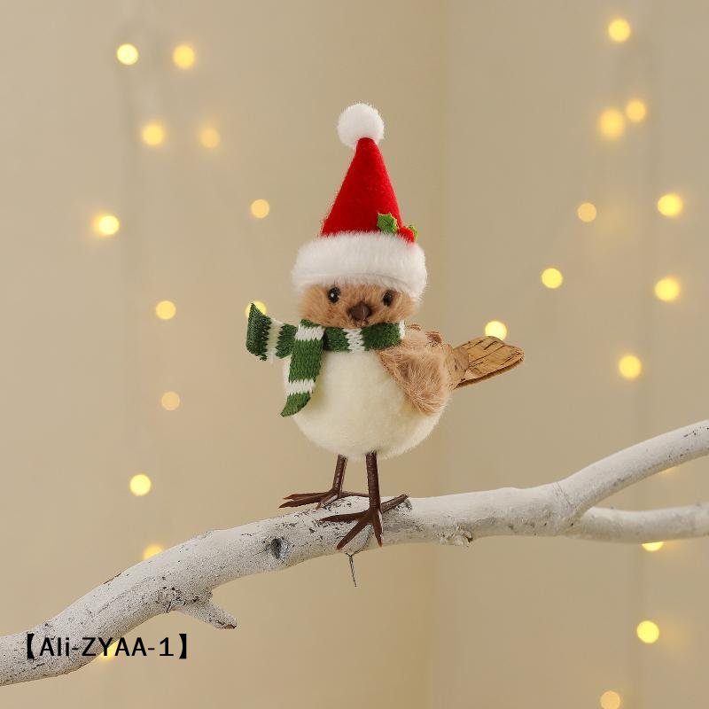 【A】Kerstpluche Vogelversiering - Santa Hat Plush recensie en prijs