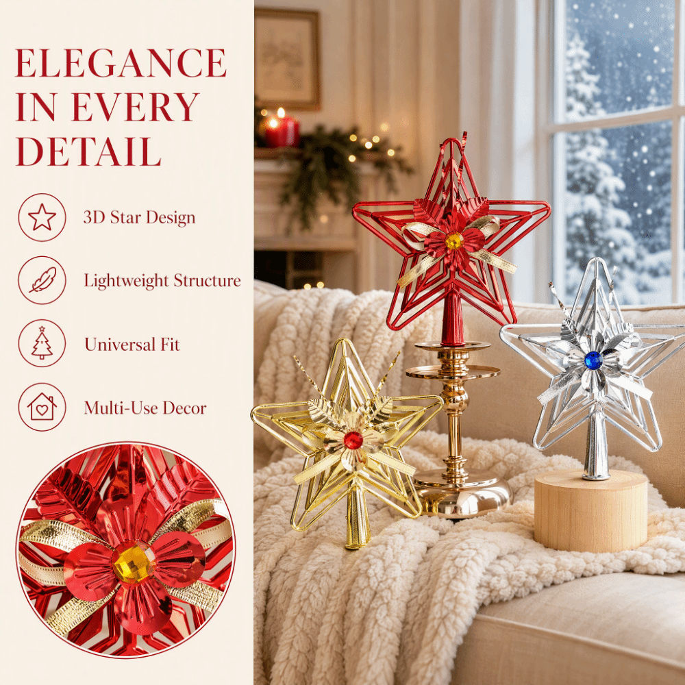 Plastic Ster Topper, Elektroge - Star Tree Topper recensie en prijs