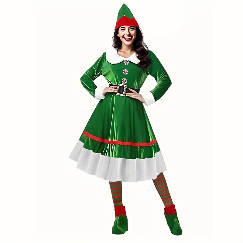 5-delige kerstelfkostuumset vo - Elf Costume Christmas recensie en prijs