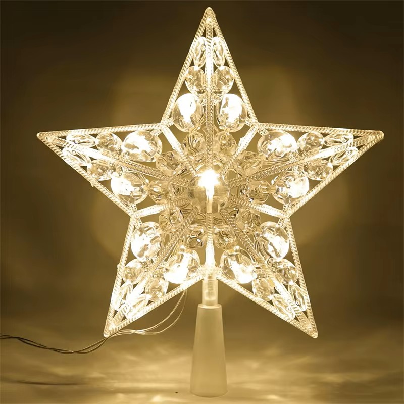 15 cm Kerst Gloeiende Boom Top - Star Tree Topper recensie en prijs