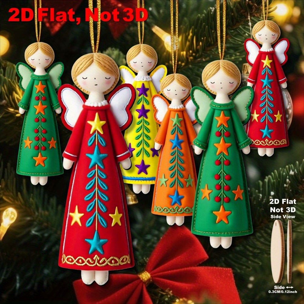 16-delige kleurrijke engelende - Star Tree Topper recensie en prijs