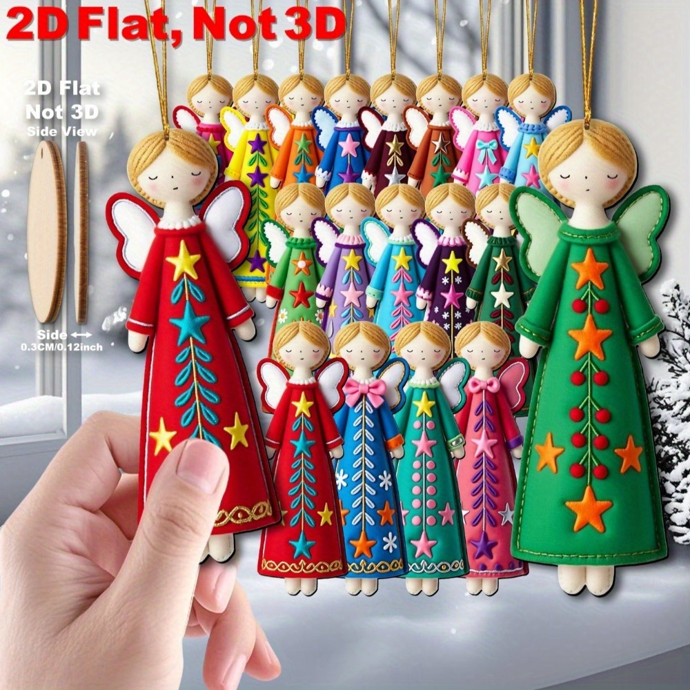 16-delige kleurrijke engelende - Star Tree Topper recensie en prijs