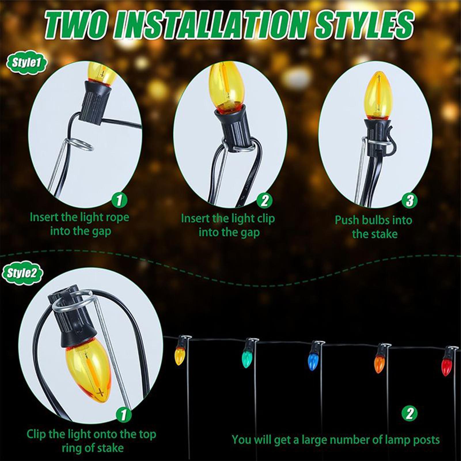 Kerst Licht Stakes 12-Inch Gaz - Christmas Lights Outdoor recensie en prijs